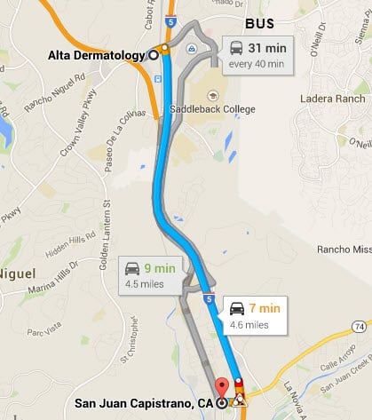 directions-to-dermatology-office-San-Juan-Capistrano